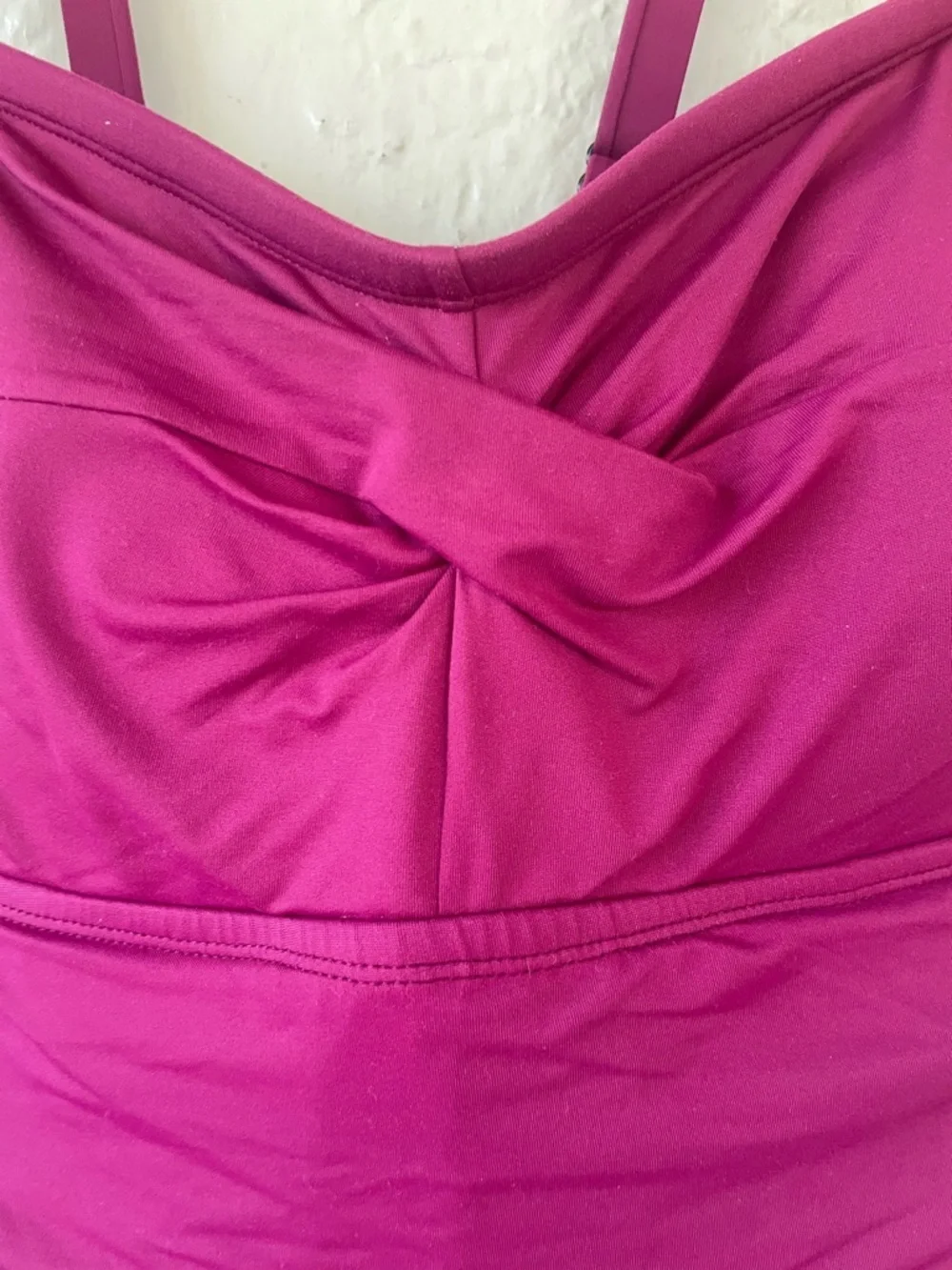 Ralph Lauren ORCHID Plus Size Underwire Tummy Control Swimdress Adjustable; 18W